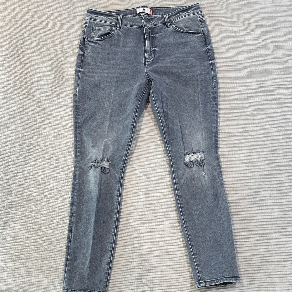 CAbi Women's Gray Skinny Jeans